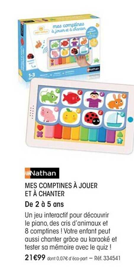 mes comptines à jouer et à chanter nathan