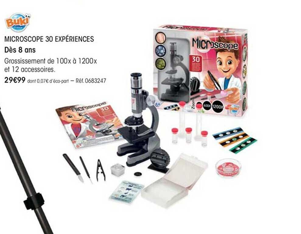 microscope 30 expériences buki