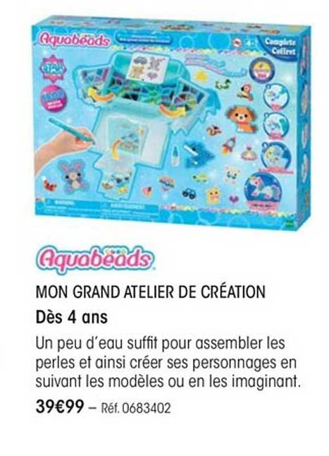 mon grand atelier de création aquabeads