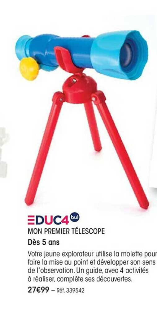 mon premier télescope educ4bul