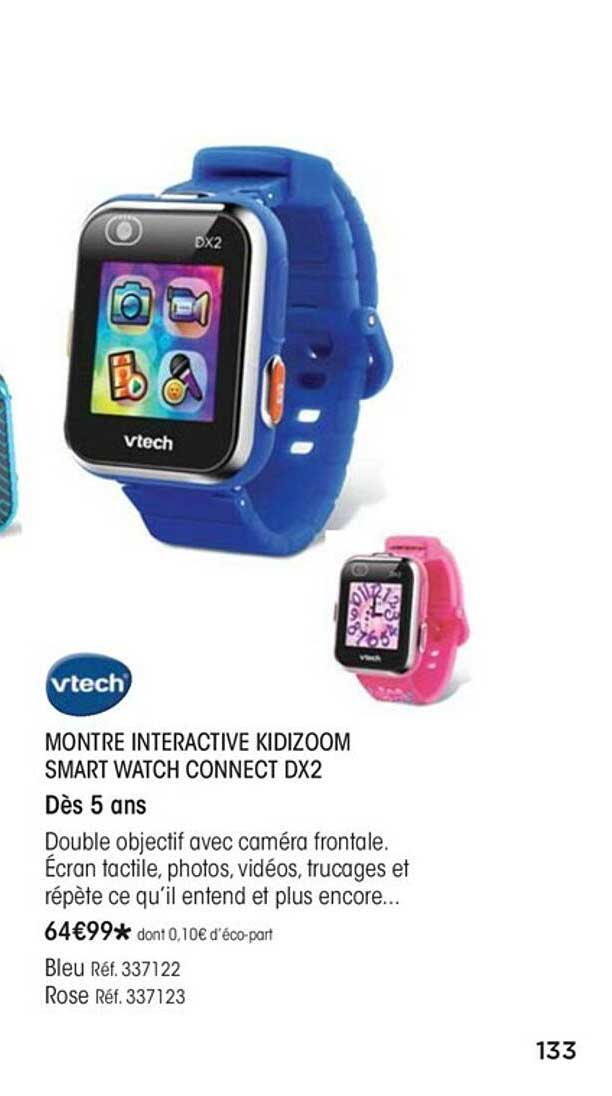 montre interactive kidizoom smart watch connect dx2 vtech