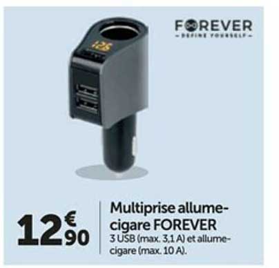 multiprise allume-cigare forever