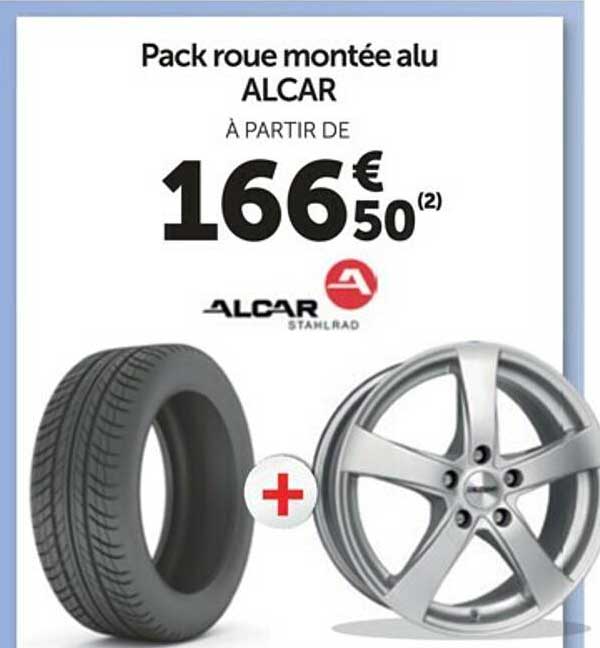 pack roue montée alu alcar