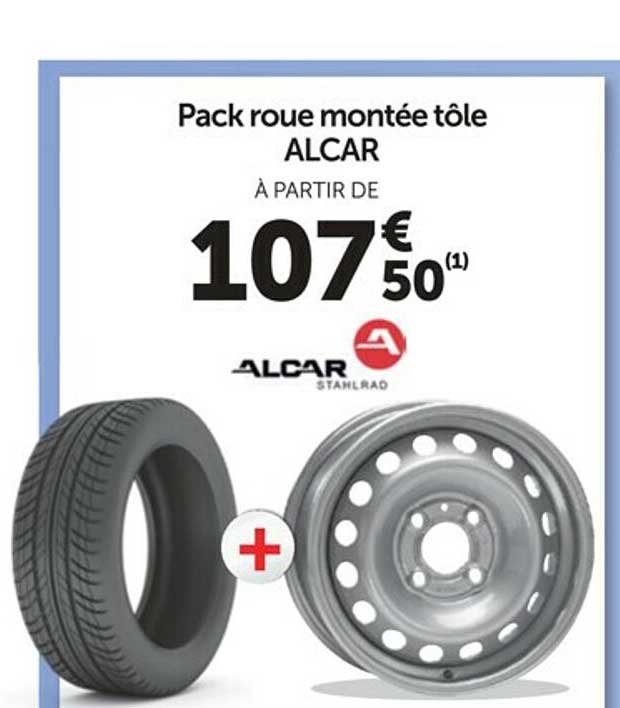 pack roue montée tôle alcar