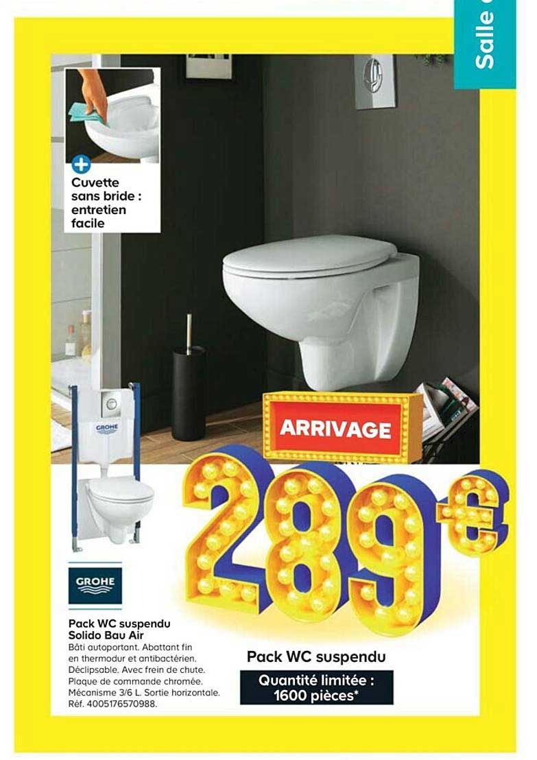 pack wc suspendu solido bau air grohe