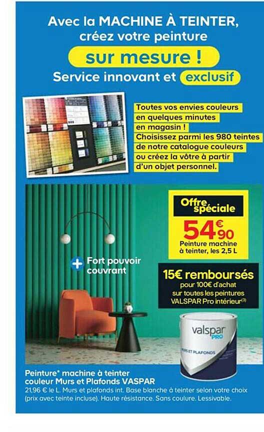 Peinture Machine à Teinter Couleur Murs Et Plafonds Vaspar