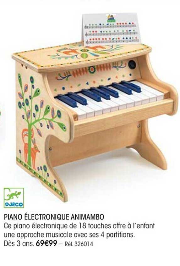piano électrique animambo djeco