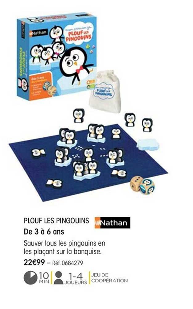 plouf les pingouins nathan