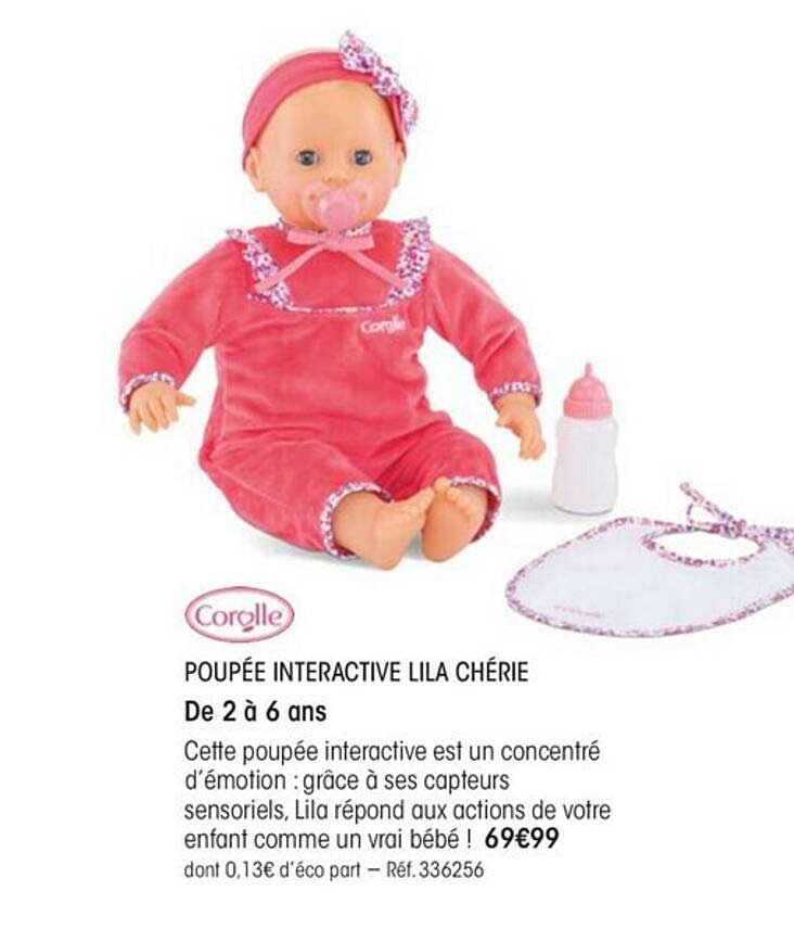 poupée interactive lila chérie corolle