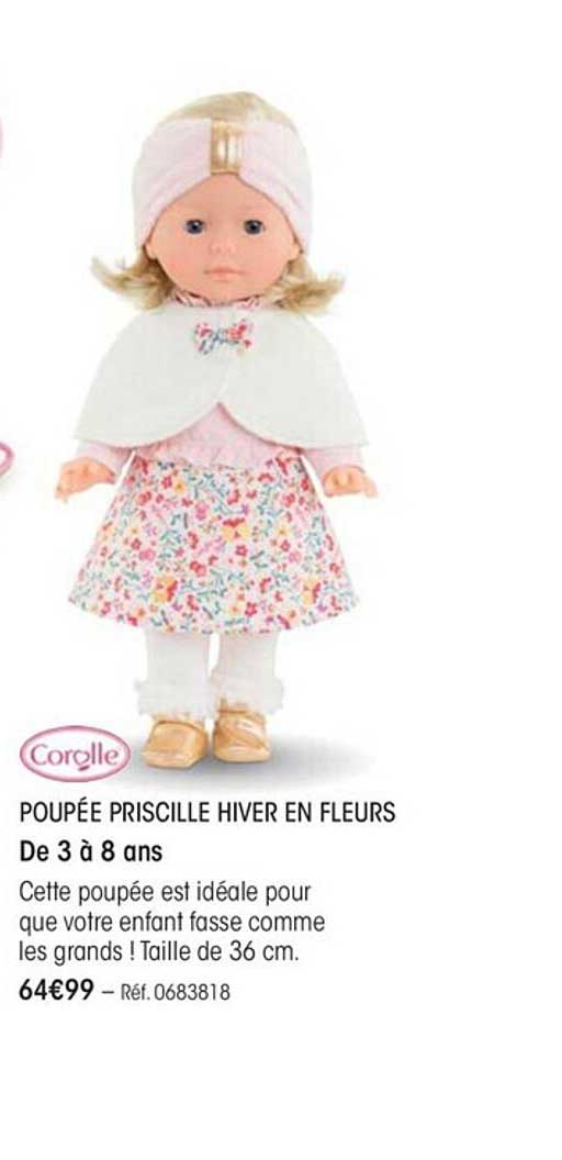 Poupée Priscille Hiver En Fleurs Corolle