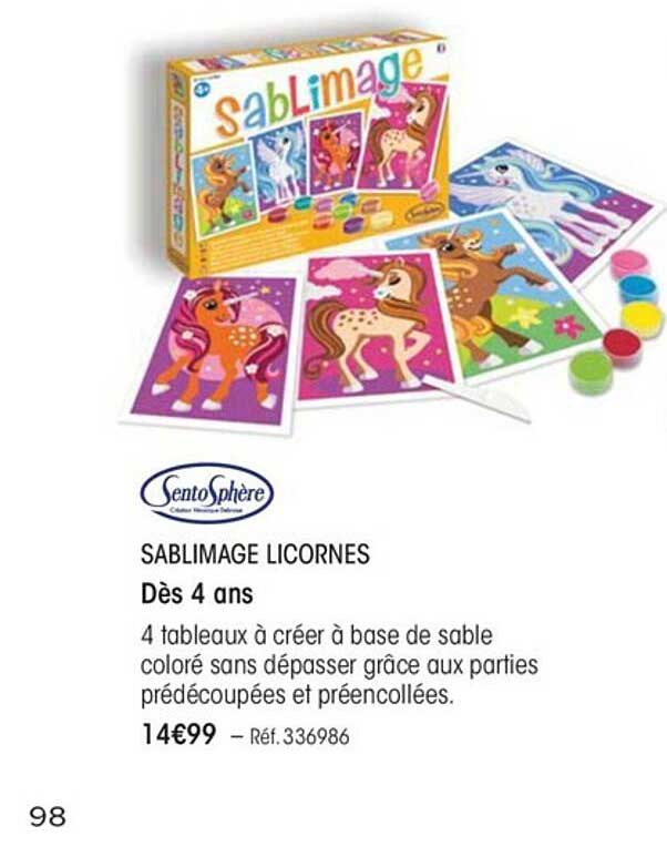 sablimage licornes sentosphère