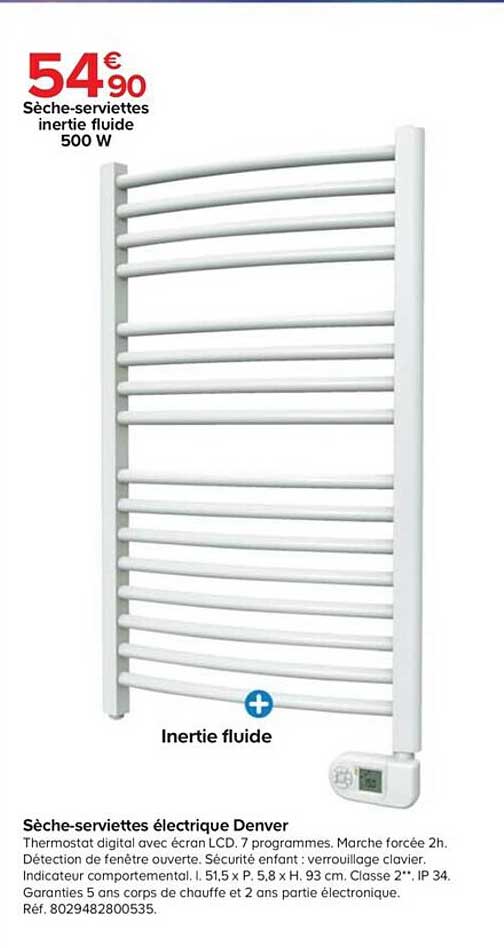 sèche-serviettes électrique denver