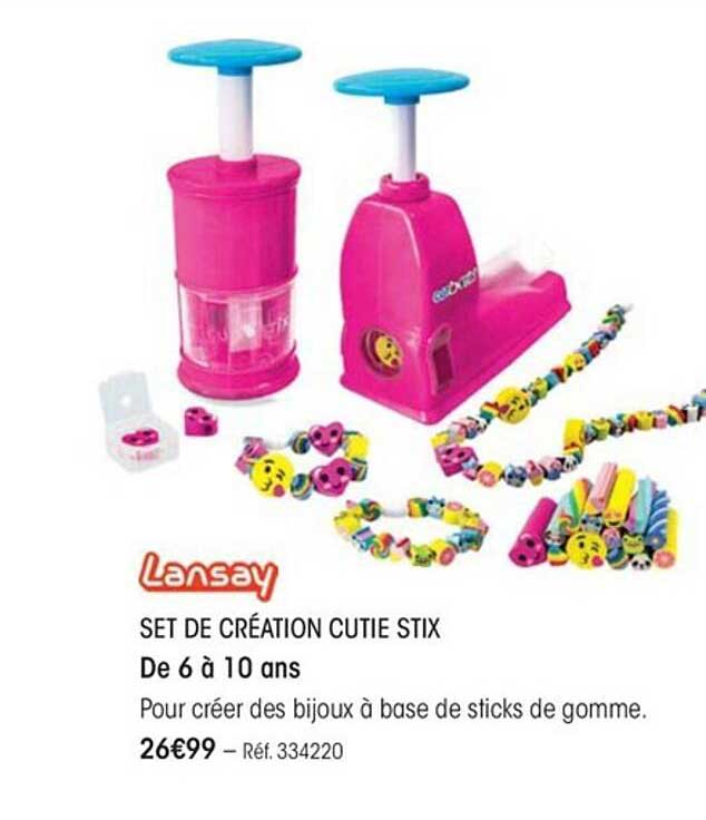 set de création cutie stix lansay