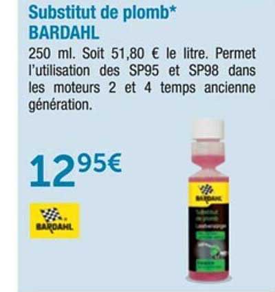 substitut de plomb bardahl