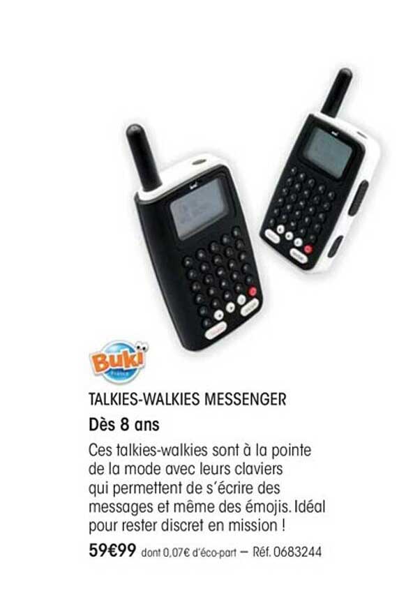 talkies-walkies messenger buki