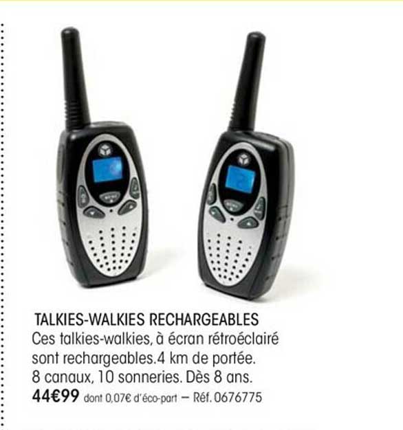 talkies-walkies rechargeables