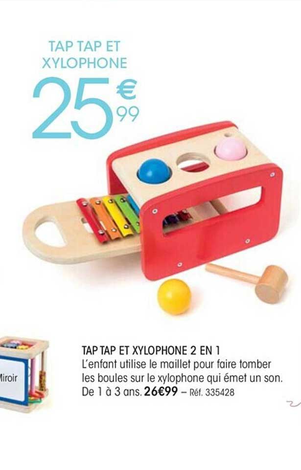 tap tap et xylophone 2 en 1