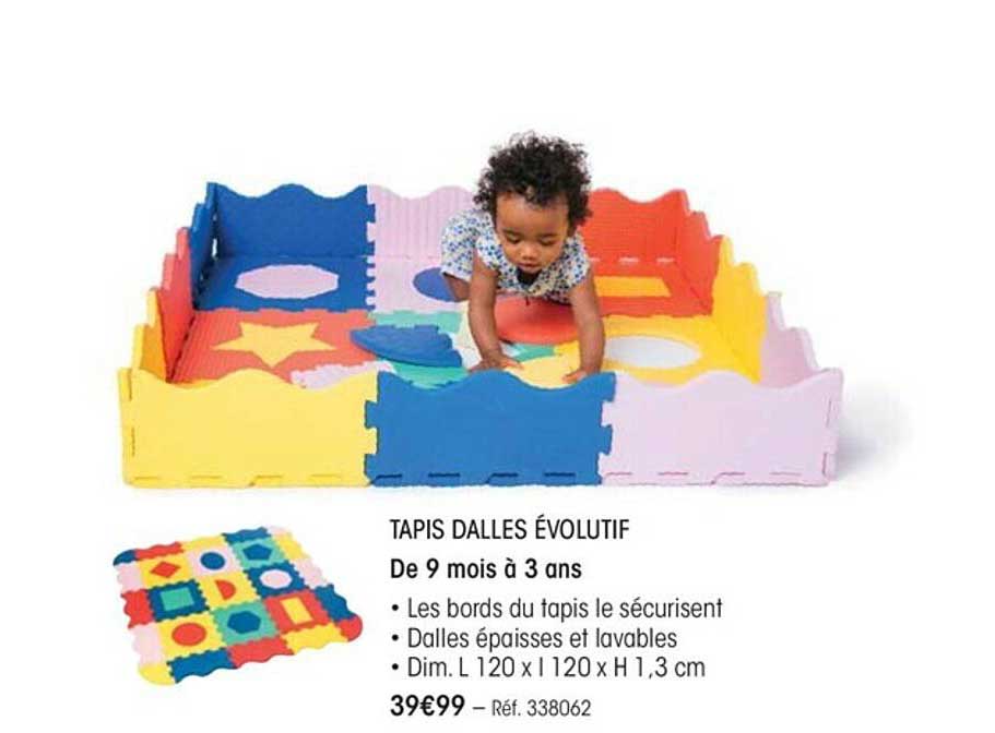 tapis dalles évolutif