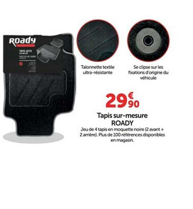 tapis sur-mesure roady