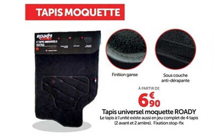 tapis universel moquette roady