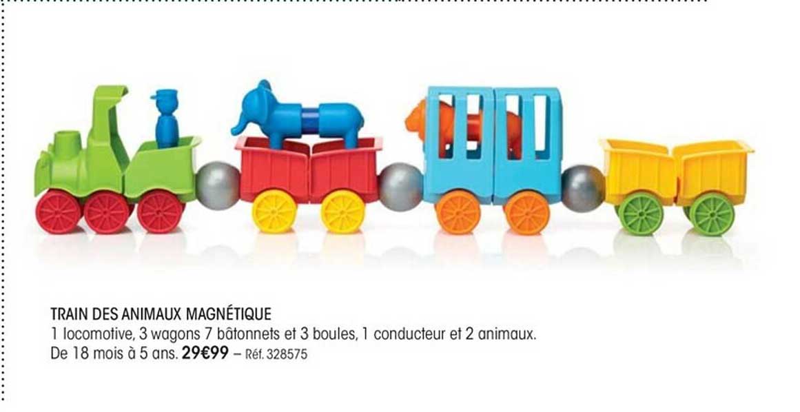 Train Des Animaux Magnétique