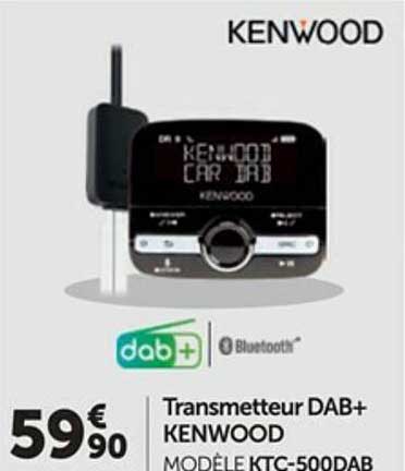 transmetteur dab+ kenwood modèle ktc-500dab