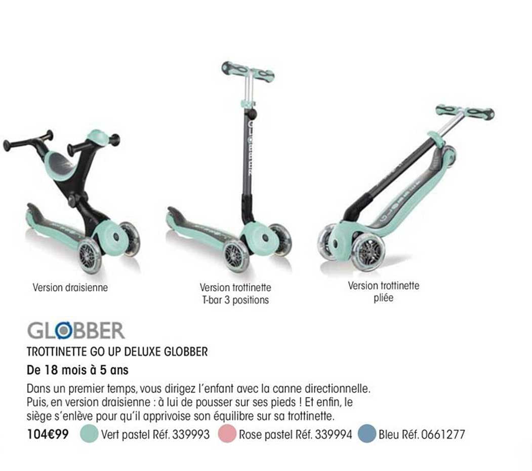 trottinette go up deluxe globber