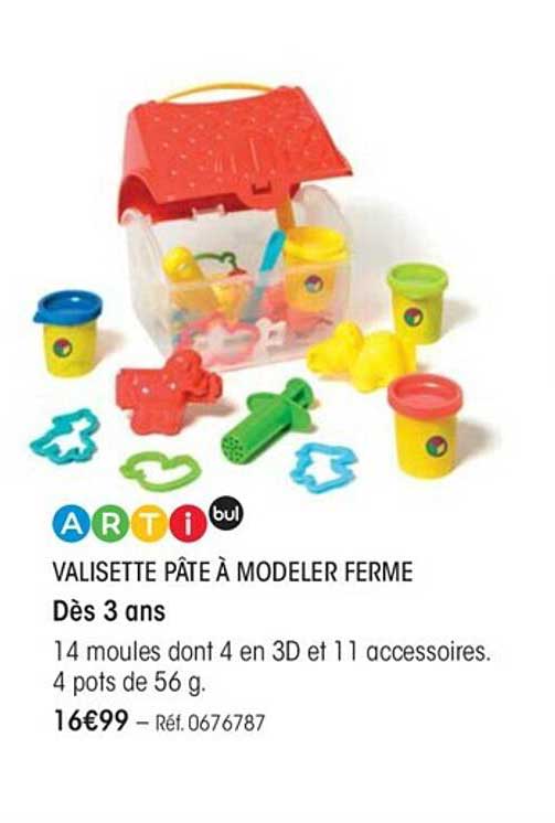 Valisette Pâte à Modeler Ferme