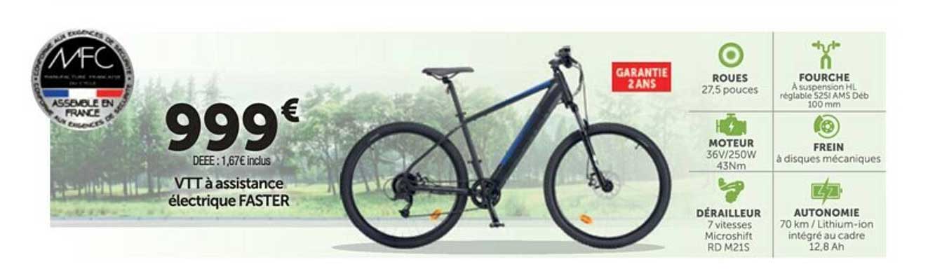 Vtt à Assistance électrique Faster