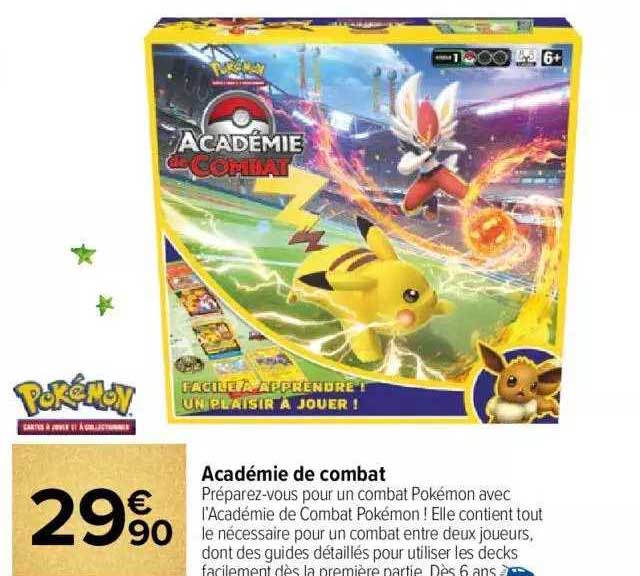 académie de combat pokémon