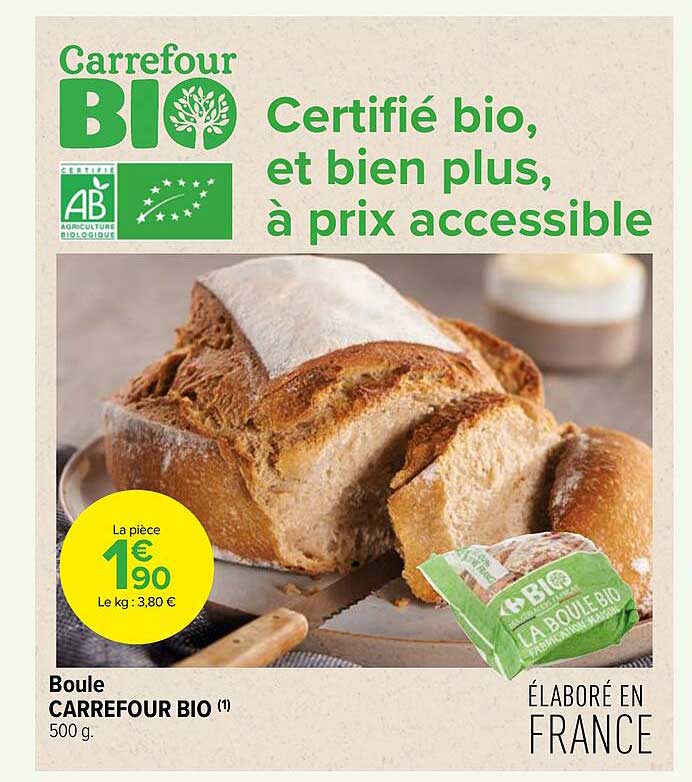 Boule Carrefour Bio