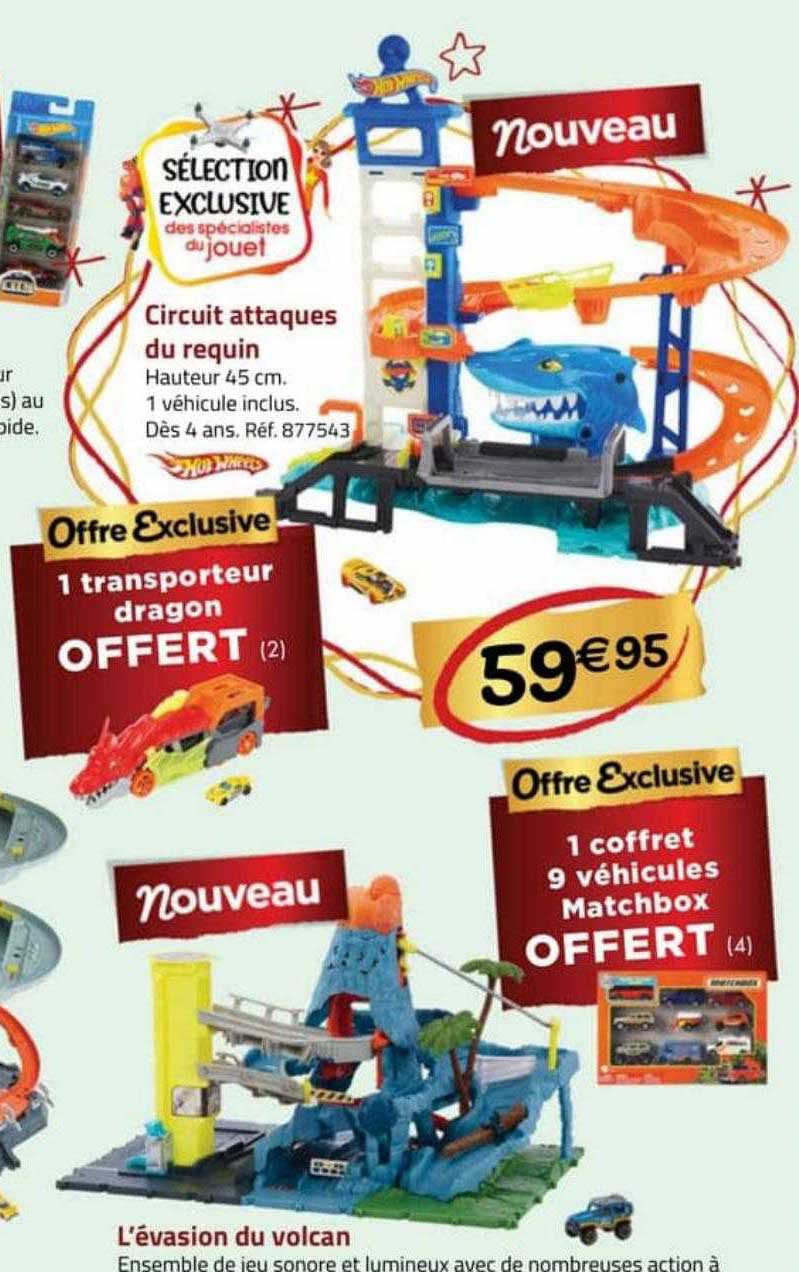 circuit attaques du requin, l'évasion du volcan