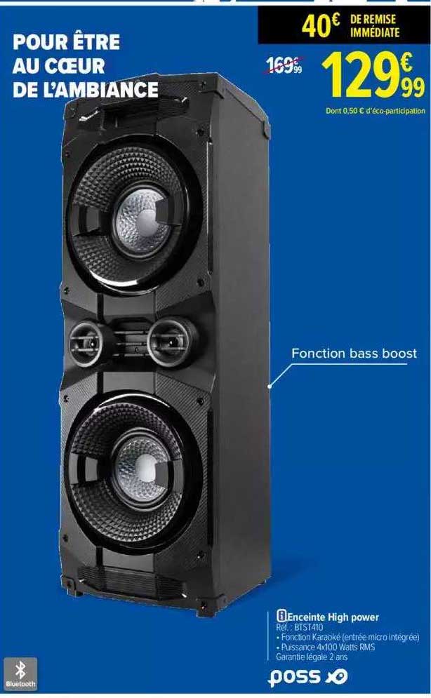 enceinte high power poss