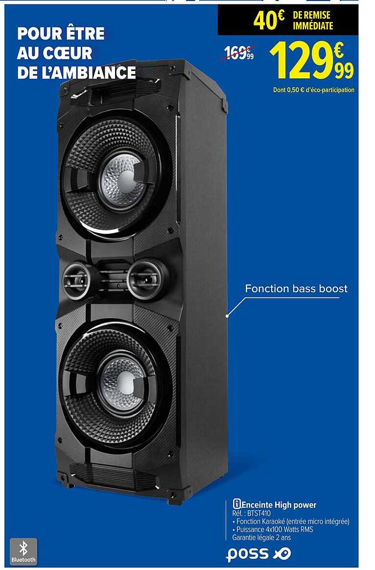 enceinte high power poss