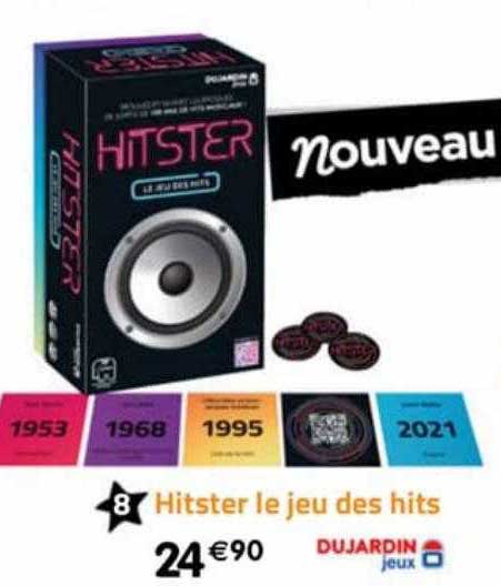 hitster le jeu des hits dujardin jeux