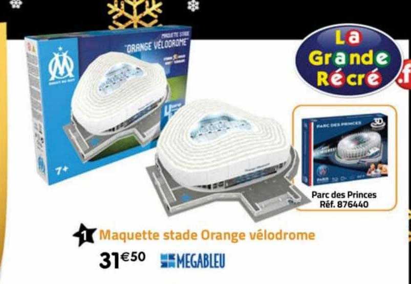 maquette stade orange vélodrome méga bleu