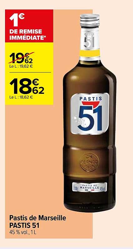 Pastis De Marseille Pastis 51