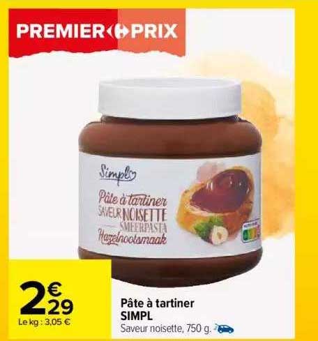 Pâte à Tartiner Simpl
