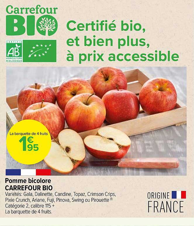 Pommes Bicolore Carrefour Bio