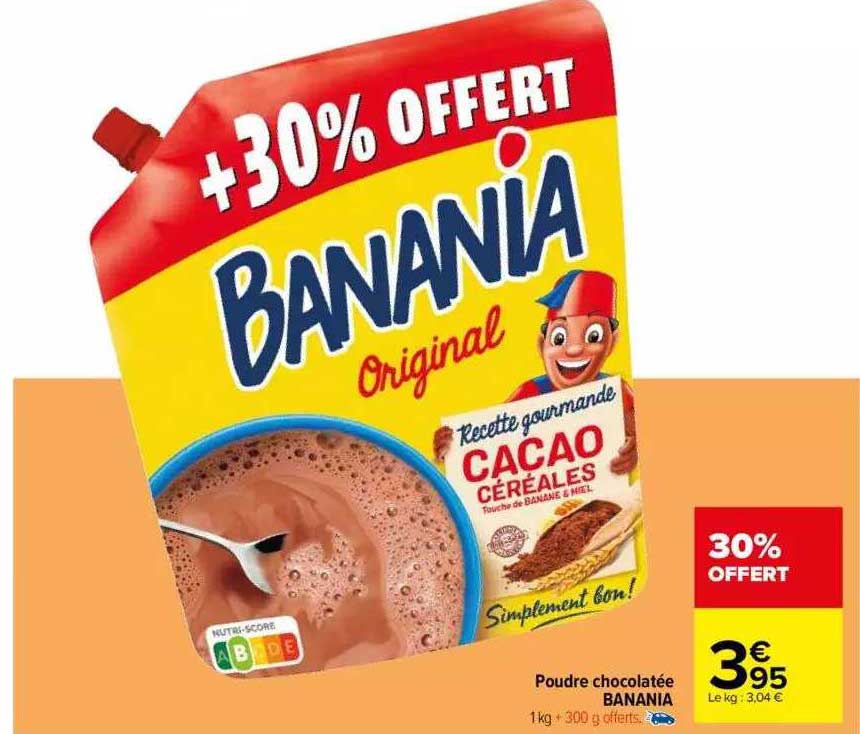 poudre chocolatée banana