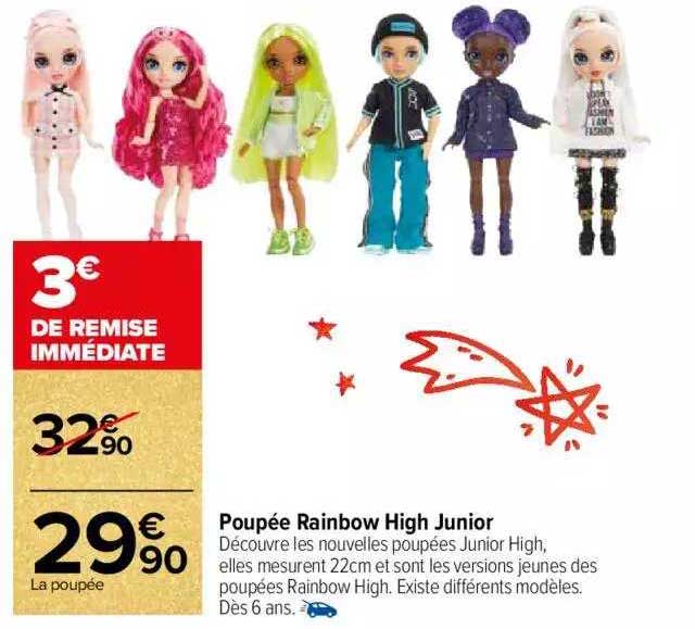poupée rainbow high junior