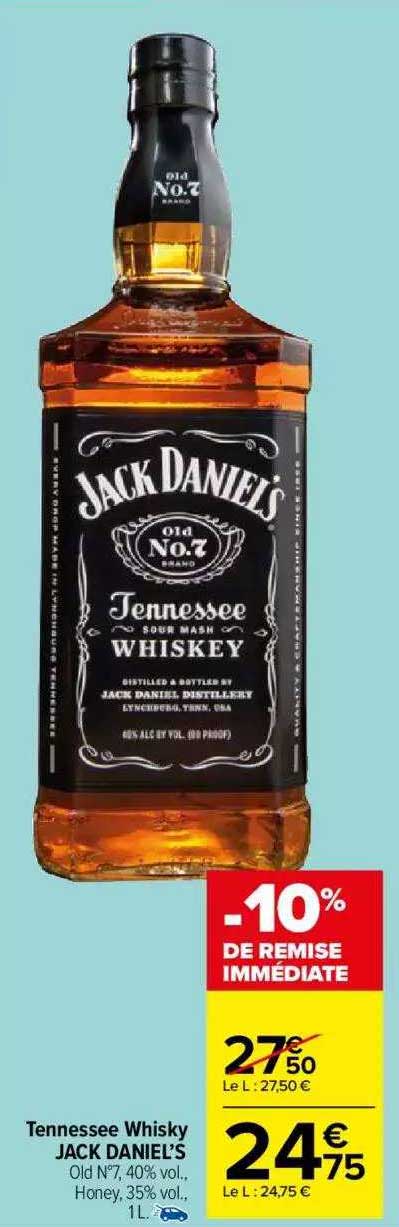 tennessee whiskey jack daniel's