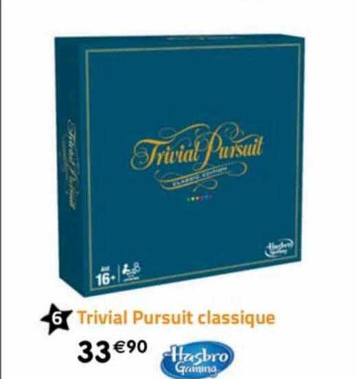 trivial pursuit classique hasbro gaming
