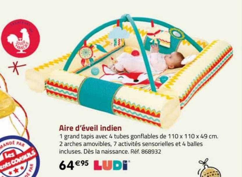 aire d'éveil indien ludi