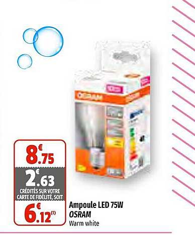 ampoule led 75w osram