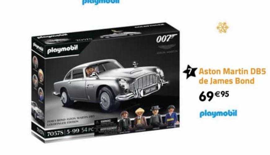 aston martin db5 de james bond playmobil