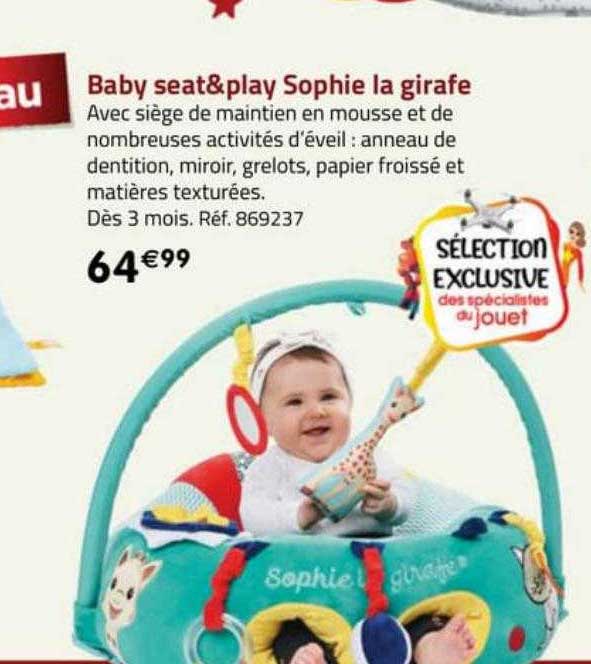 baby seat & play sophie la girafe