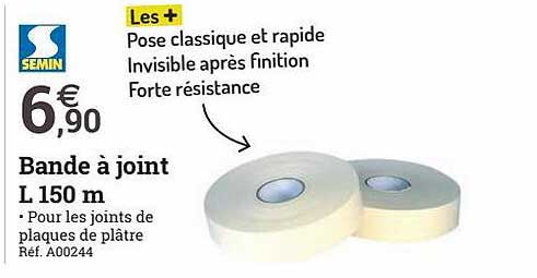 bande à joint l. 150 m semin