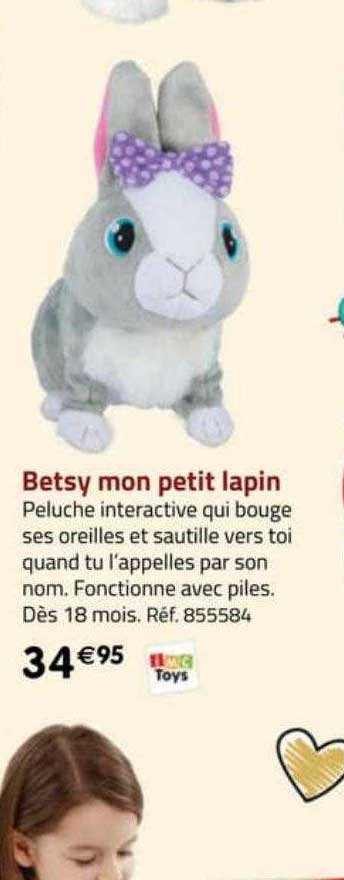 betsy mon petit lapin imc toys