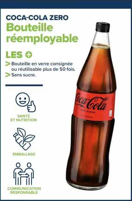bouteille réemployable coca-cola zéro